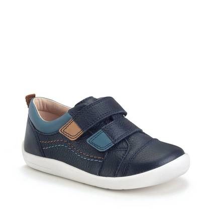 Start Rite Boys First and Toddler Shoes - Navy leather - 0826-97G PLAYHOUSE CLUBHOUSE
