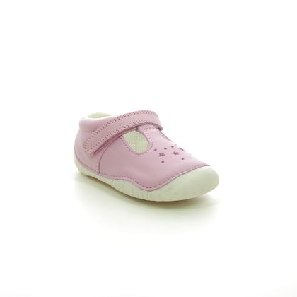 Start Rite First and Baby Shoes - Pink Leather - 0761-67G TUMBLE T BAR