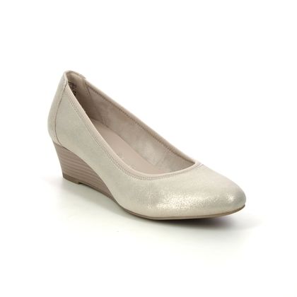 Tamaris Wedge Shoes  - Champagne - 2232042179 QUIVER