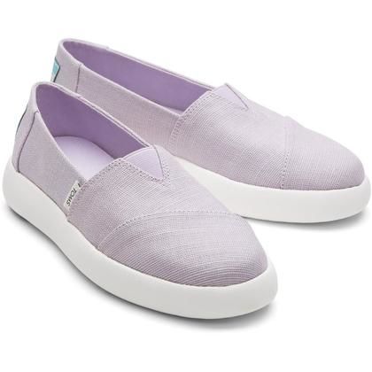 Toms Comfort Slip On Shoes - Purple - 10017836 Alpargata Mallow