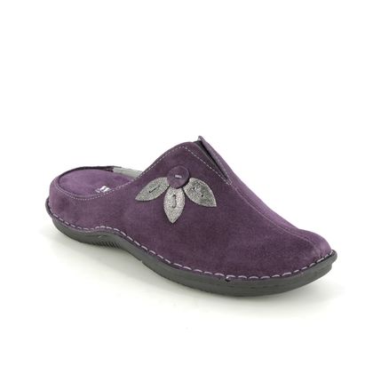 Walk in the City Slippers & Mules - Purple suede - 498834877/93 LAGOFLO