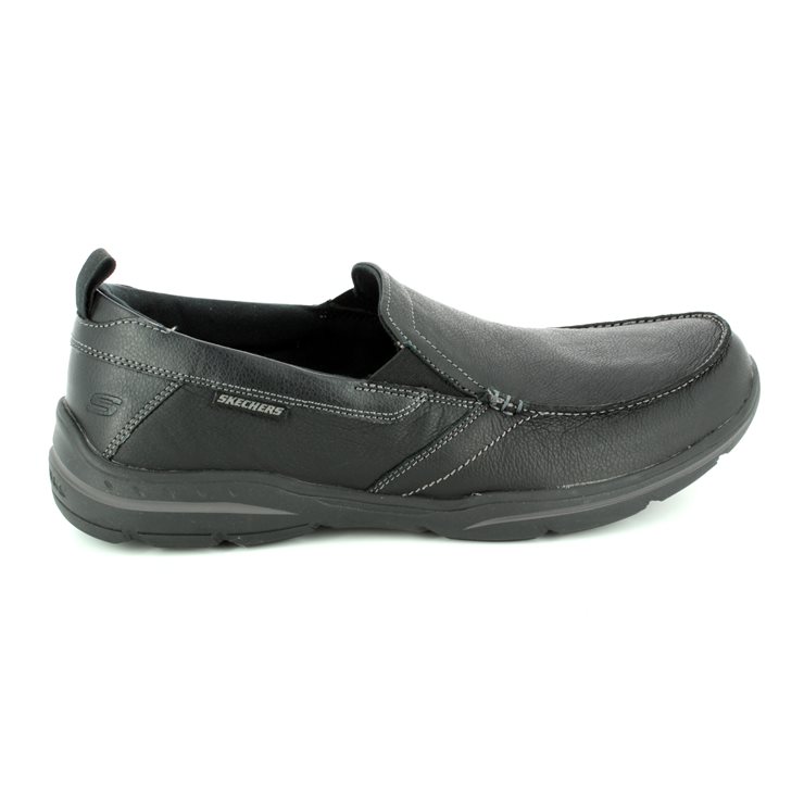 Skechers Harper Forde BLK Black Mens Slip-on Shoes 64858