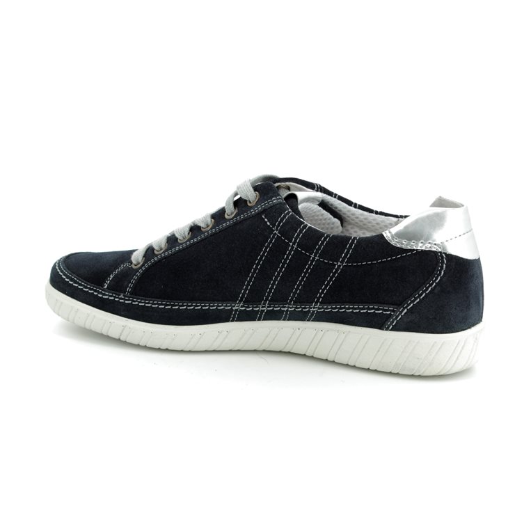 Gabor Amulet 86.458.36 Navy suede lacing shoes