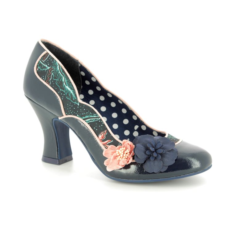 Ruby Shoo Viola 09184-70 Navy high-heeled shoes
