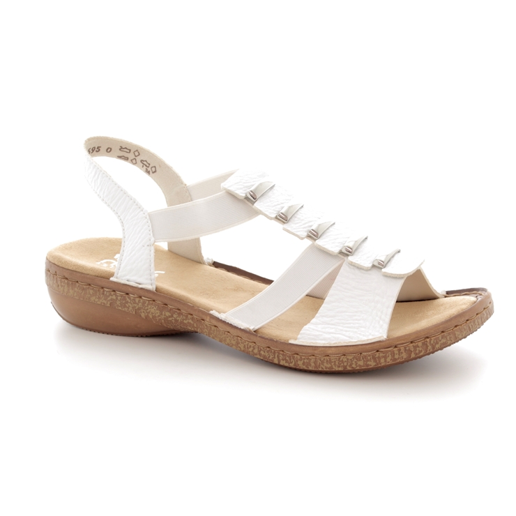 Rieker 62850-80 White sandals