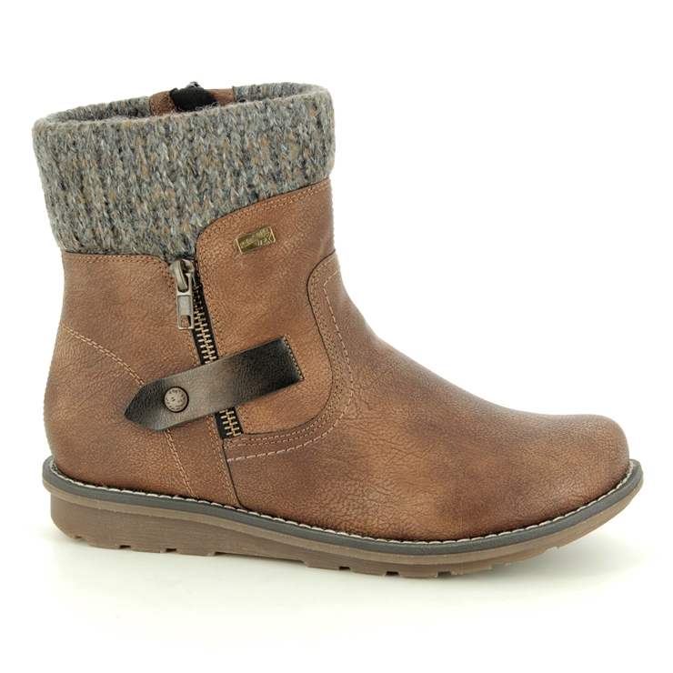 Remonte Astrishlo Tex R1074-25 Tan ankle boots