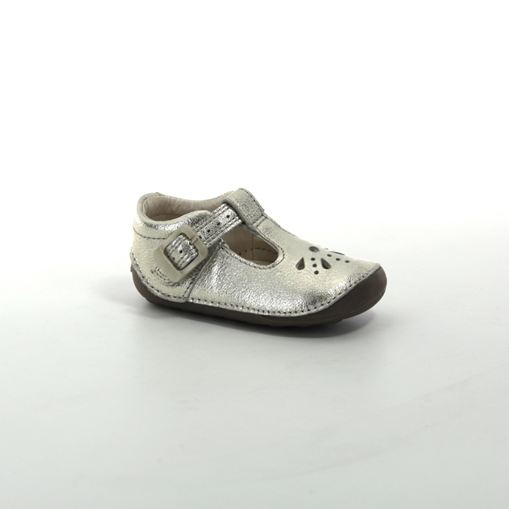 clarks gold baby shoes