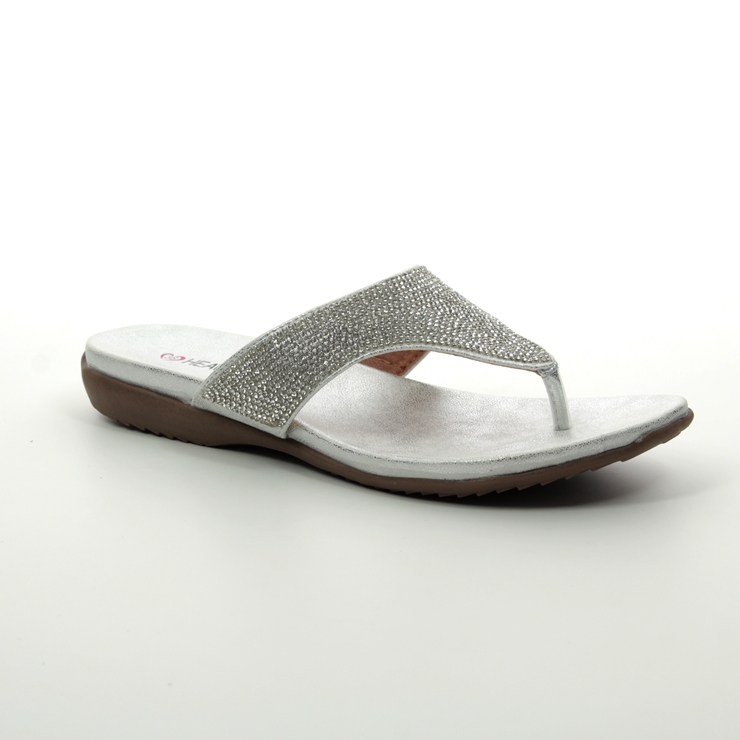 Heavenly Feet Maisie 9127-01 Silver Toe 
