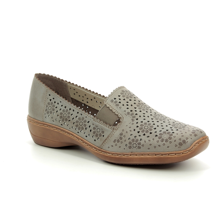 Rieker 413Q5-62 Taupe comfort shoes