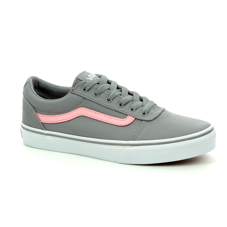 vans shoes pink and grey