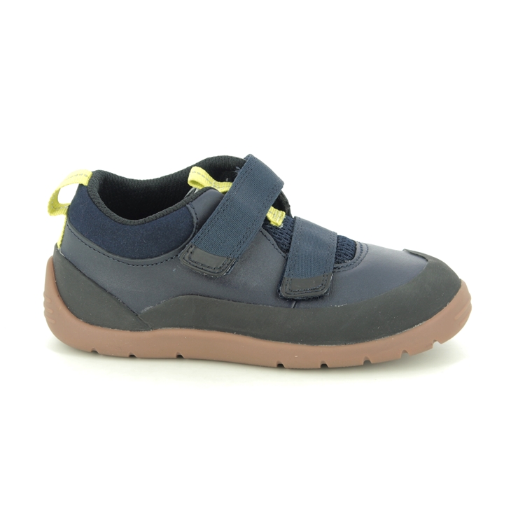 resumen tienda Ministro Clarks Play Hike T F Fit Navy Leather Boys First Shoes