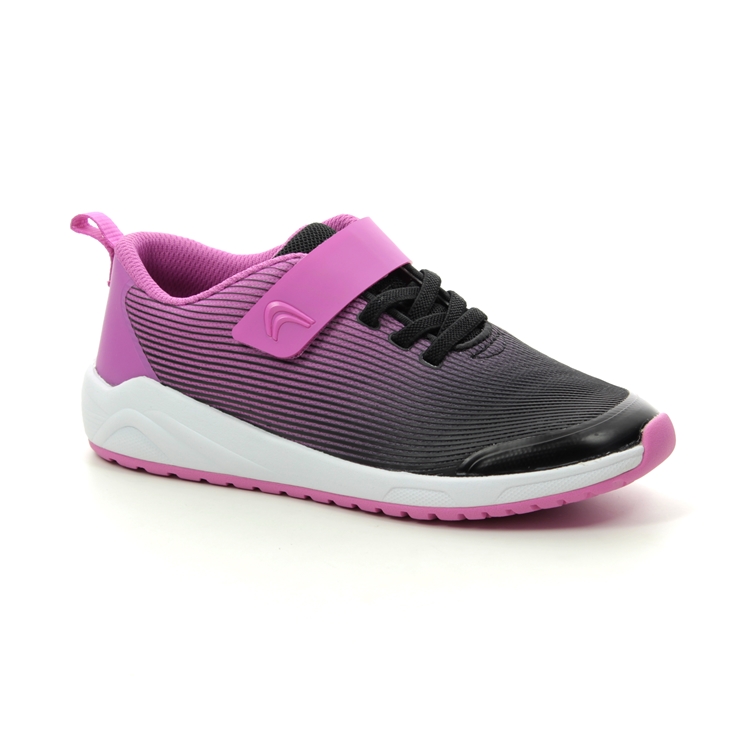 Girls' Shoes Childrens Clarks Unisex Trainers Aeon Pace Girls