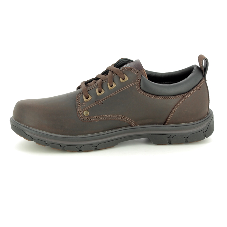 Skechers Segment Rilar Relaxed Fit BRN Brown Mens comfort shoes 64260
