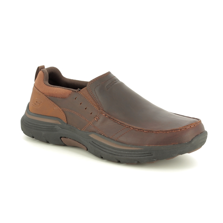 Skechers Seveno Expended 66146 CDB Brown Slip-on Shoes