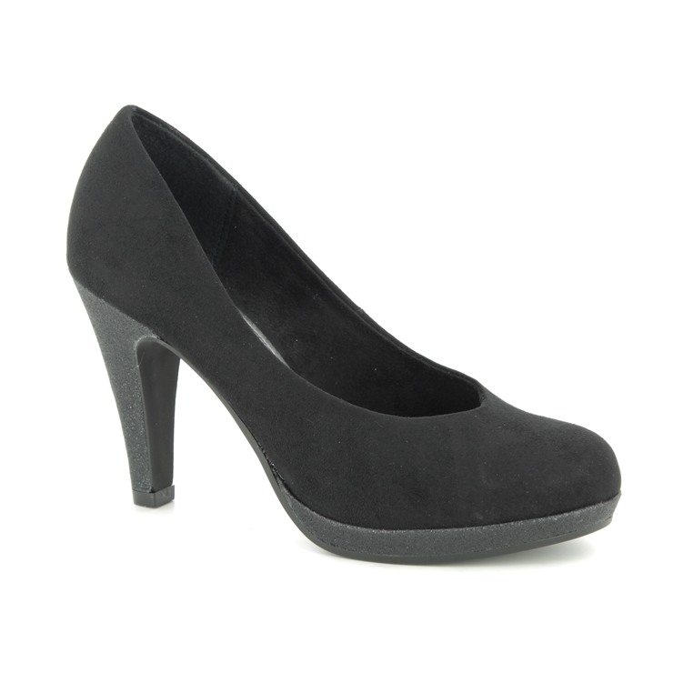 Ynkelig tøffel Bevidst Marco Tozzi Taggispa 95 22441-33-098 Black high-heeled shoes