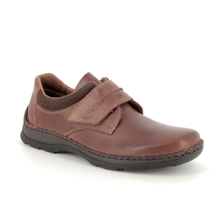 05358-25 Brown leather shoes