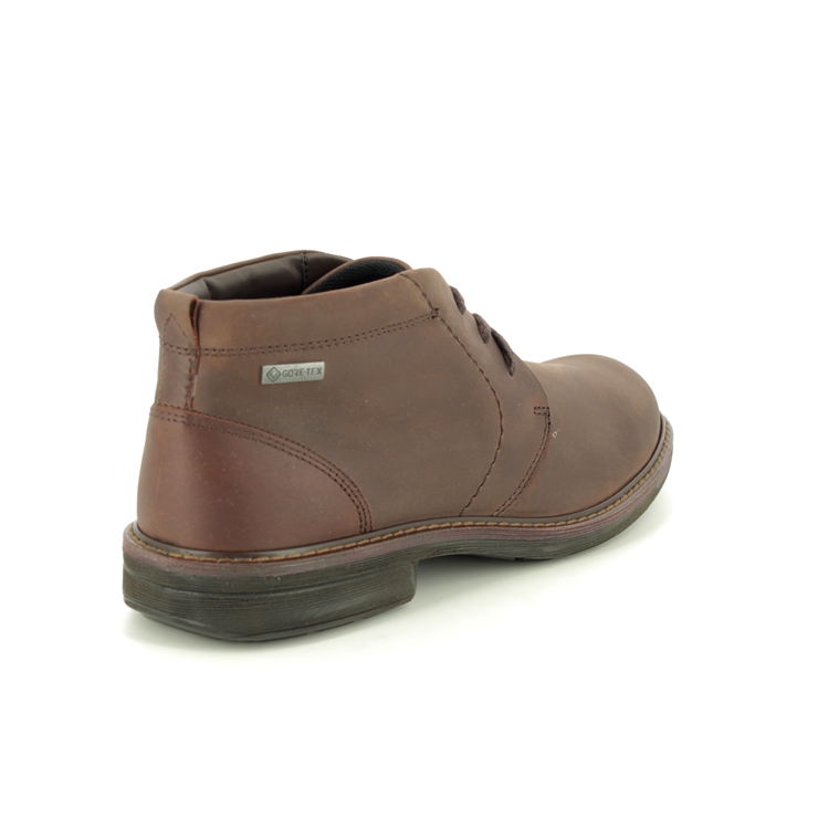 ECCO Turn Chukka Gtx Brown leather Mens boots 510224-02482