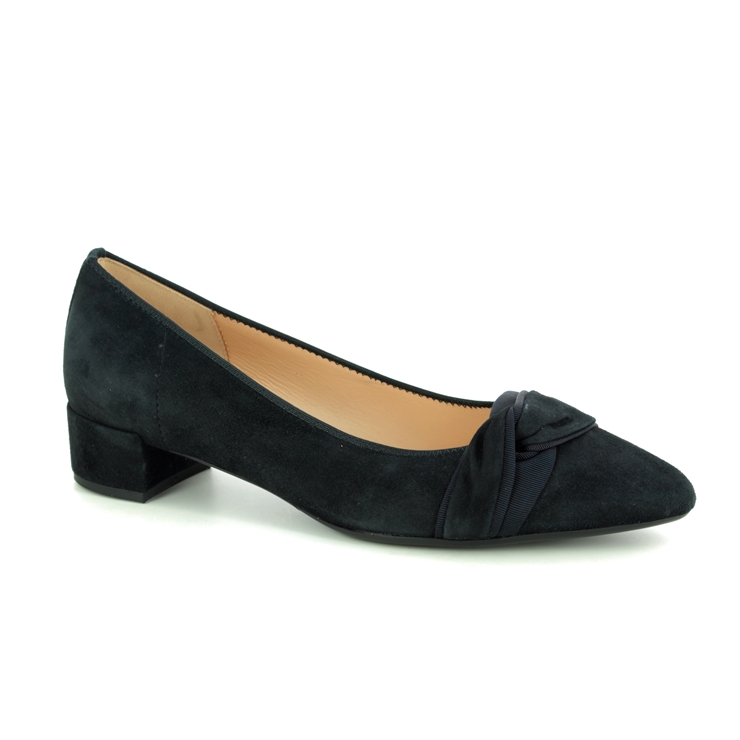 gabor navy blue court shoes