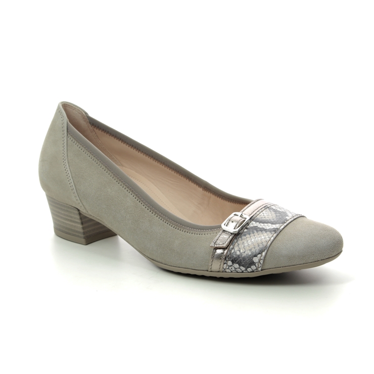 gabor grey court shoes