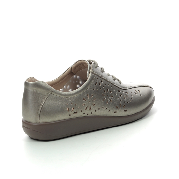 Hotter Ava E Fit Pewter Womens lacing shoes 0103-51