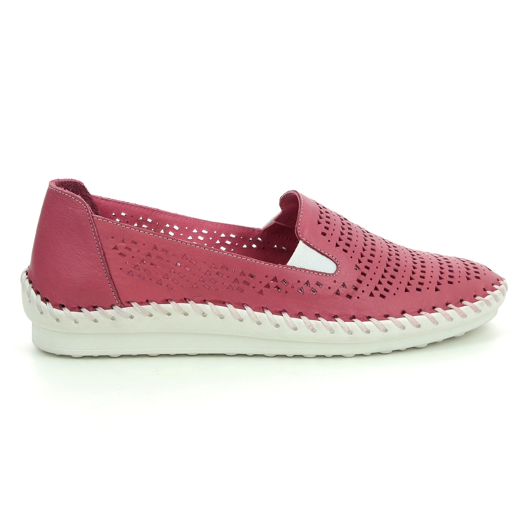 Roselli Gemma 2020-21 Fuchsia Leather Comfort Slip On Shoes