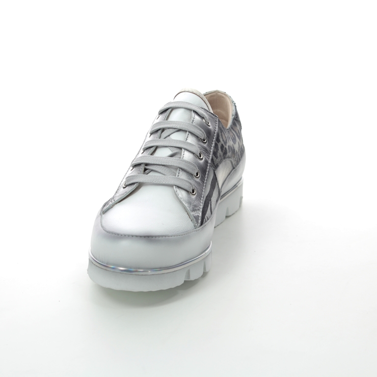 Pinto Di Blu Foepard 20832234-02 Silver multi lacing shoes
