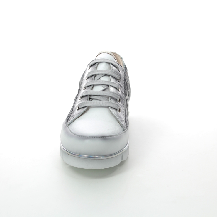 Pinto Di Blu Foepard 20832234-02 Silver multi lacing shoes