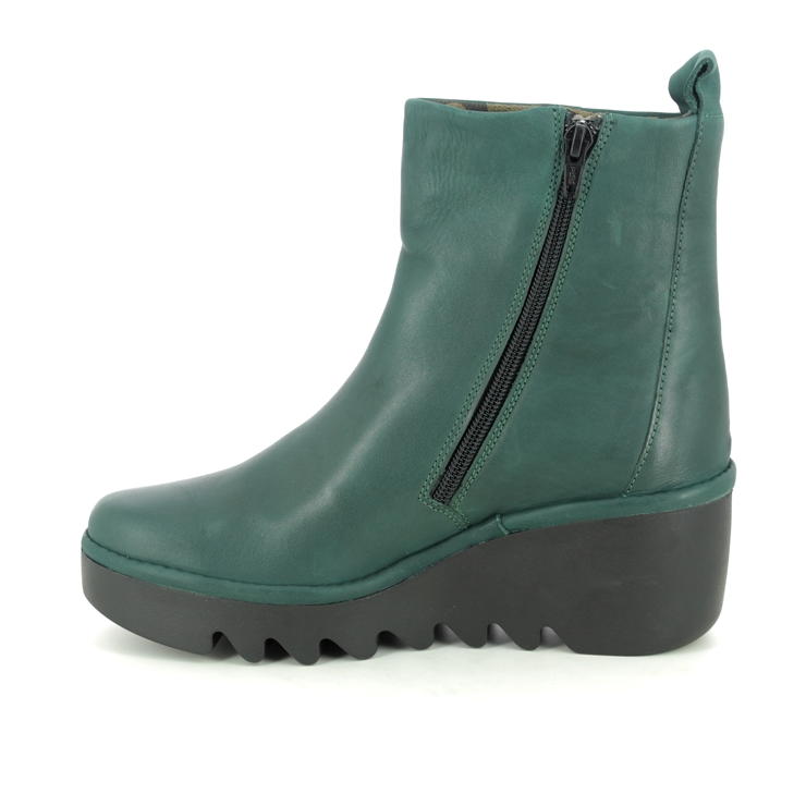 Fly London Bale P501250-005 Green Wedge Boots