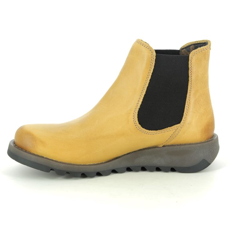 Fly London Salv Yellow Womens Chelsea Boots P143195-034