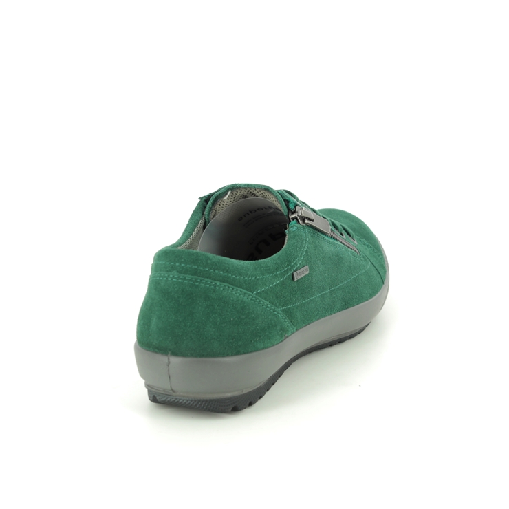 Legero Tanaro Zip Gtx 2000616-7300 Green Suede lacing shoes