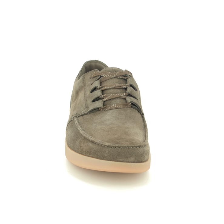 Clarks Oakland Walk Olive Green Mens comfort shoes 5406-57G