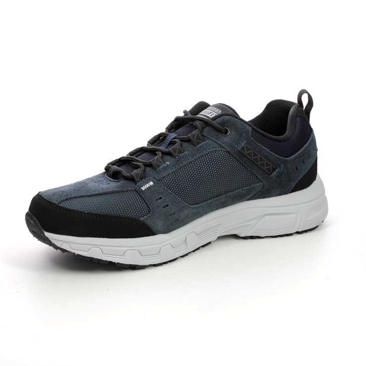 Skechers Oak Canyon Relaxed Fit NVBK Navy Black Mens trainers 51893