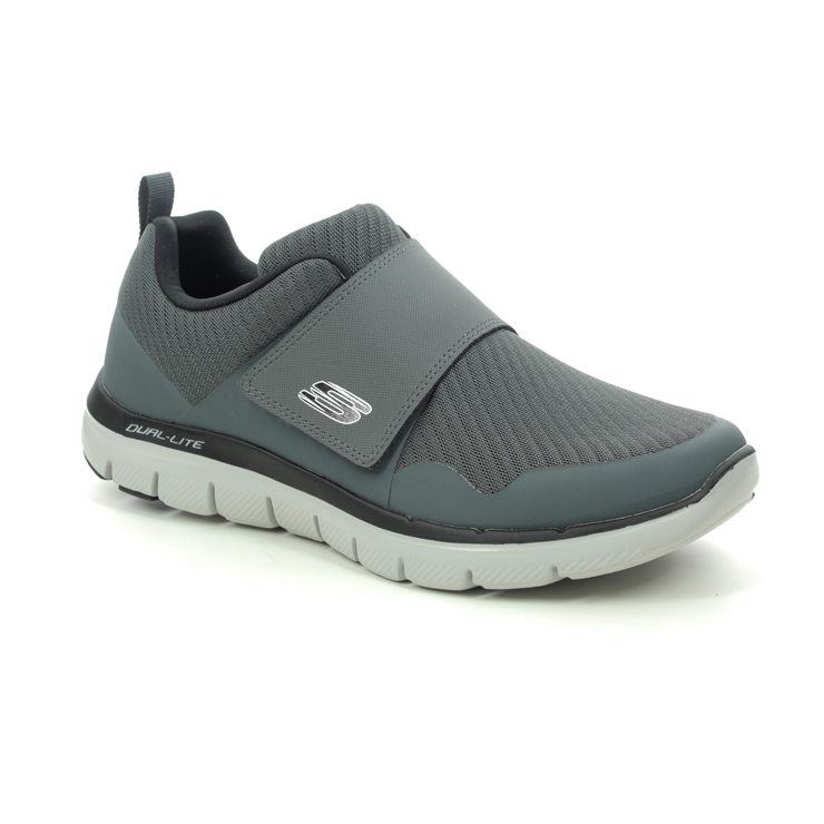 Skechers Gurn Grey Velcro trainers 