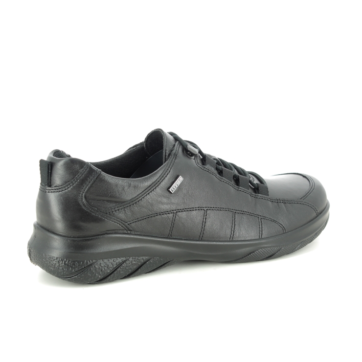 Alpina Royal G Tex Black leather Womens lacing shoes 0R82-1