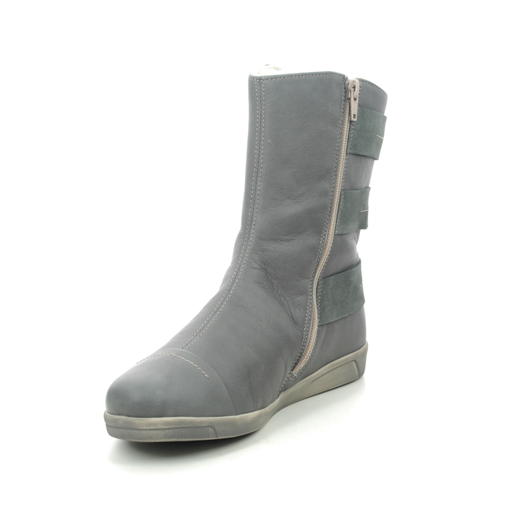 Cloud Footwear Amber 00342-005 Grey leather Mid Calf Boots