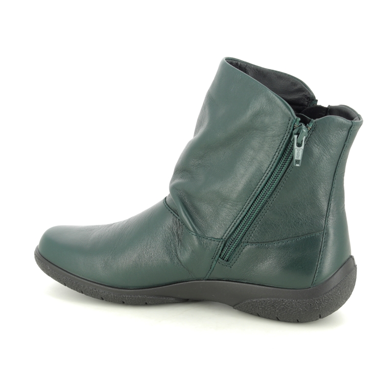 Hotter Whisper E Fit 9503-75 Green ankle boots