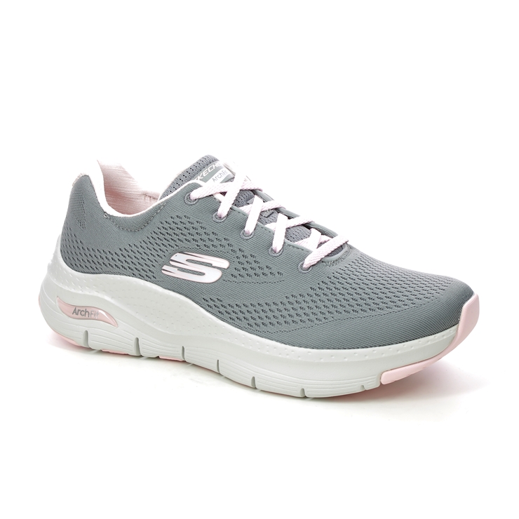 Skechers Appeal Arch Fit GYPK Grey Pink Womens trainers 149057