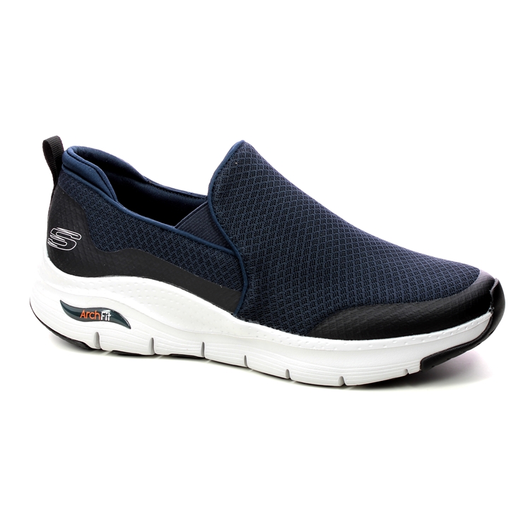 Skechers Arch Fit Slip NVY Navy Mens trainers 232043