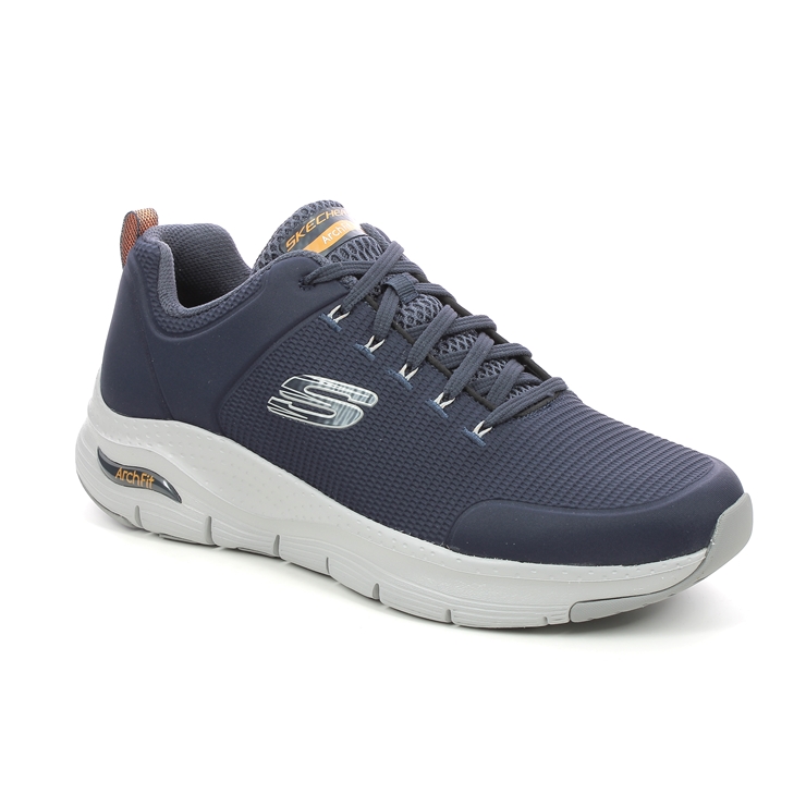 Skechers Arch Fit Lace NVY Navy Mens trainers 232200