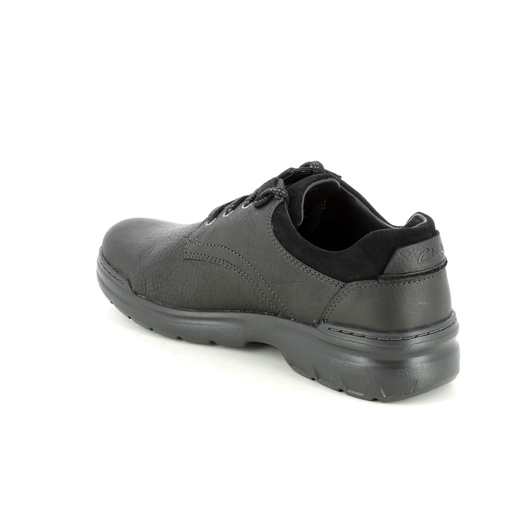 Clarks Rockie 2 Lo Gtx Black leather Mens comfort shoes 6323-78H