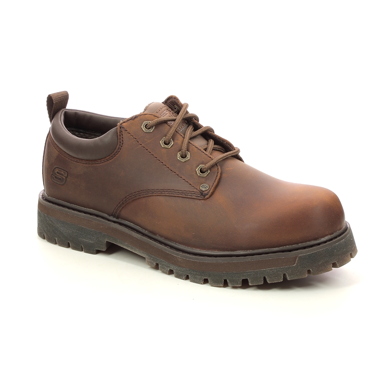 Skechers Alley Cats Mesago 204035 CDB Brown comfort shoes