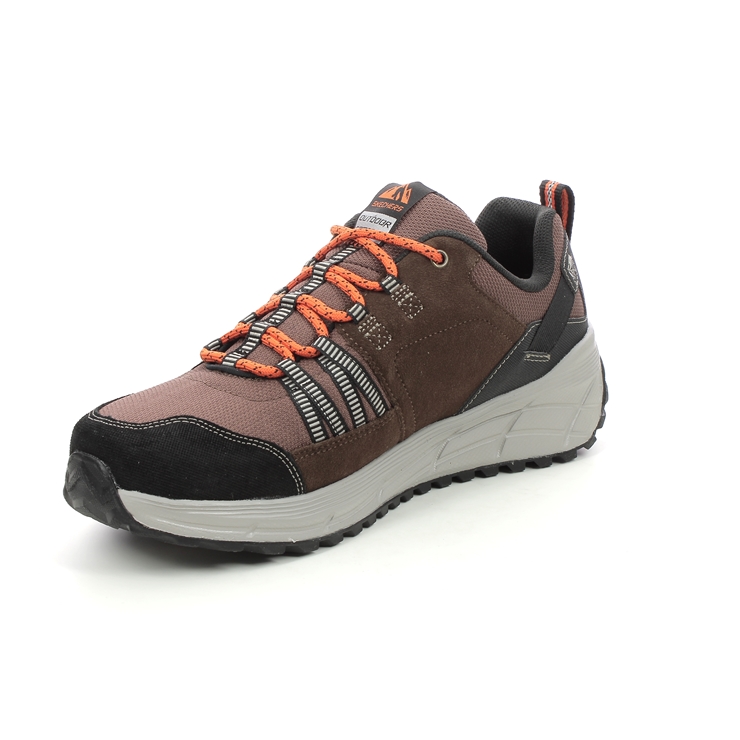 Skechers Equalizer Trail Relaxed Fit BRBK Brown Mens trainers 237023