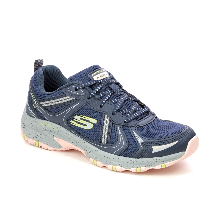 Skechers Hillcrest NVGY Navy Grey Womens trainers 149820
