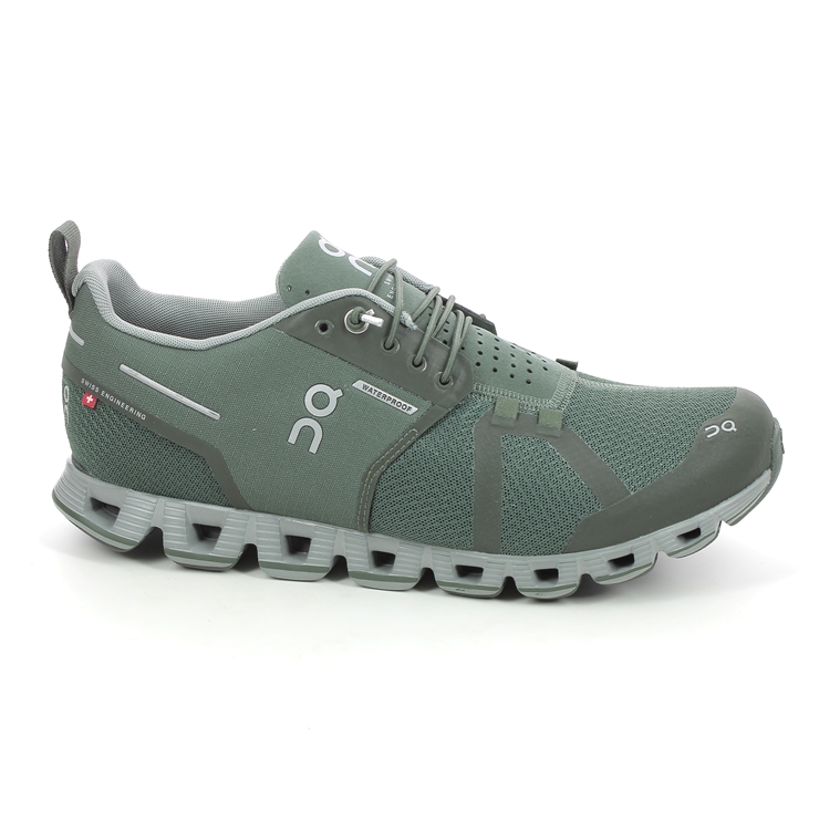 On Running Cloud Tex Green Mens Trainers