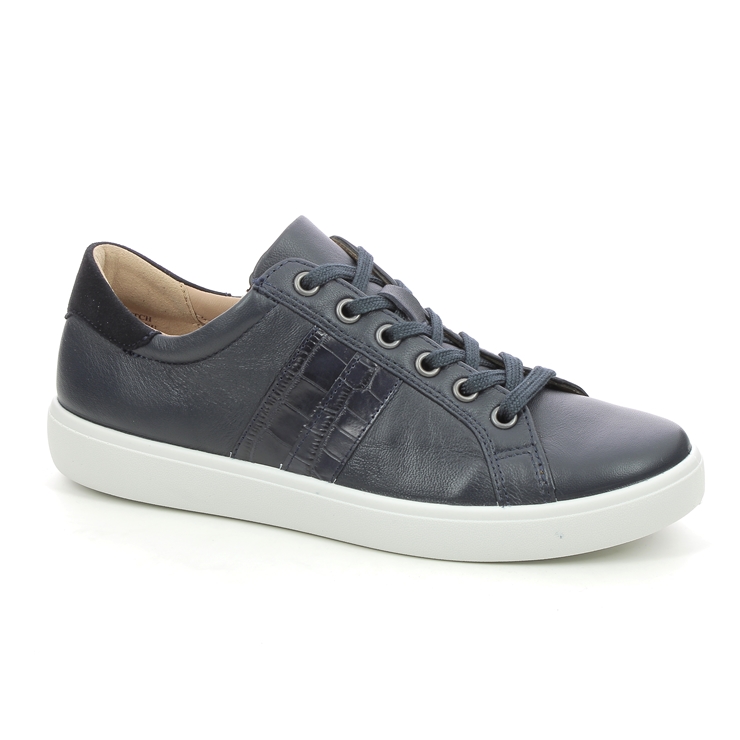 Hotter Switch Std 9909-70 Navy Leather trainers