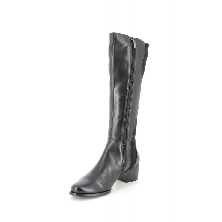 Regarde le Ciel Jolene 11 Black leather Womens knee-high boots 0011-3750