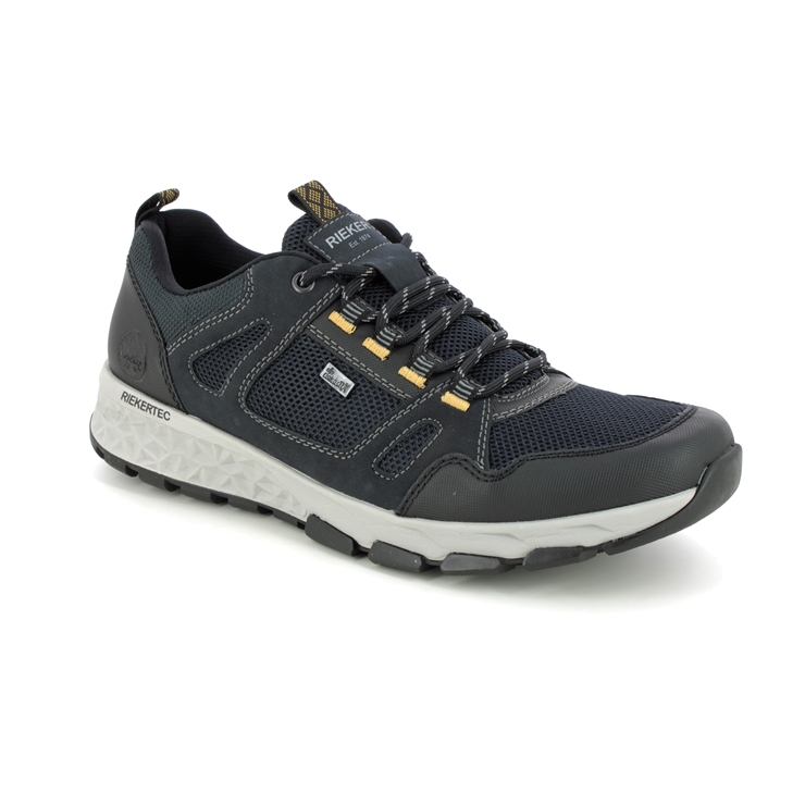 Rieker B6720-14 Navy Black Mens Walking Shoes