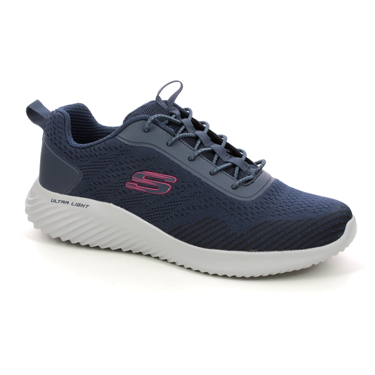 Skechers Bounder NVY Navy Mens trainers 232377