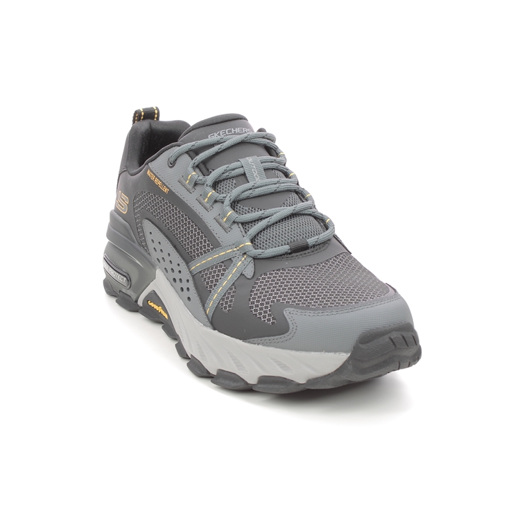 Skechers Max Protect BKCC Black Charcoal Grey Mens Walking Shoes 237303