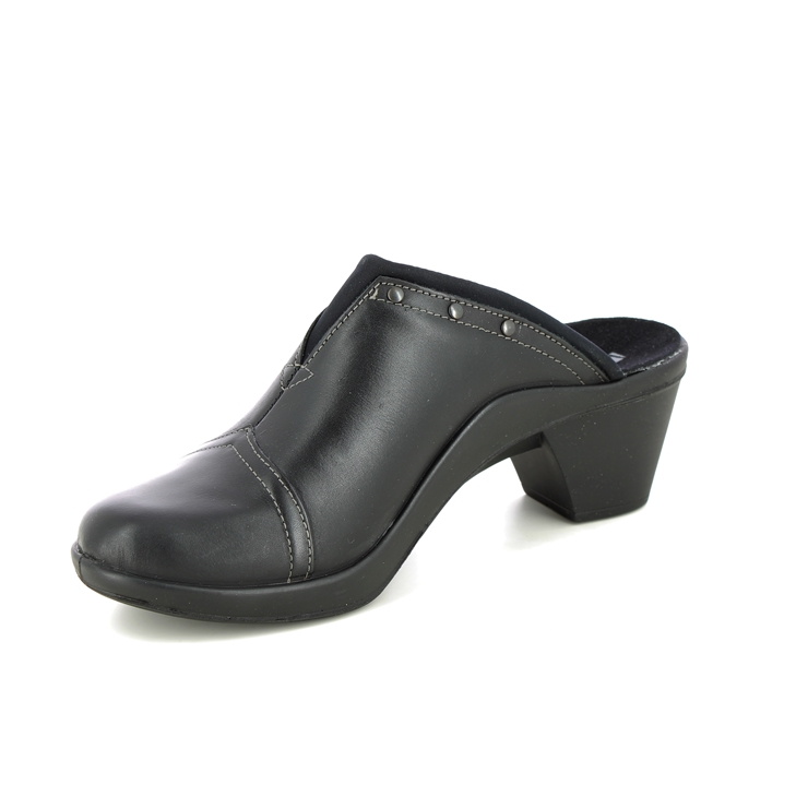 Romika Westland Mokassetta 271 Black leather Womens slipper mules 16471 ...